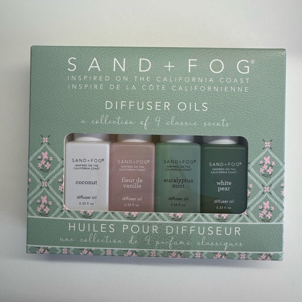 Sand + Fog 4 pack of diffuser oils